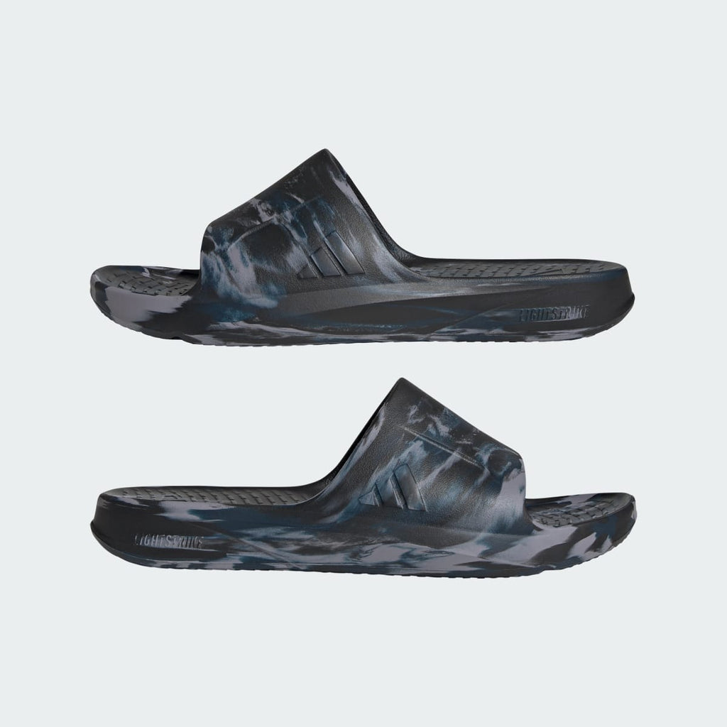 Adidas Women's LIGHTSHIFT SLIDES - Core Black / Aurora Ink / Slate - Image 8