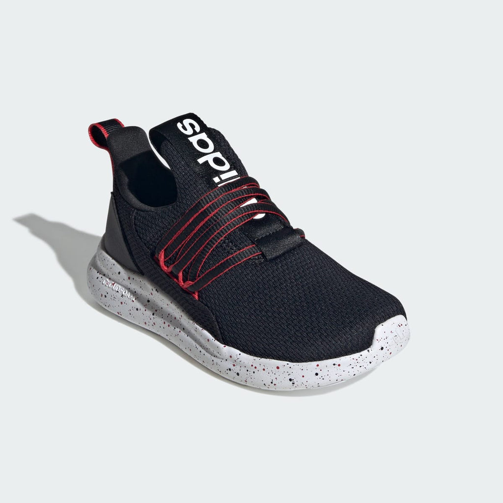 Adidas Kids' LITE RACER ADAPT 7.0 SHOES KIDS WIDES - Core Black / Cloud White / Better Scarlet - Image 4