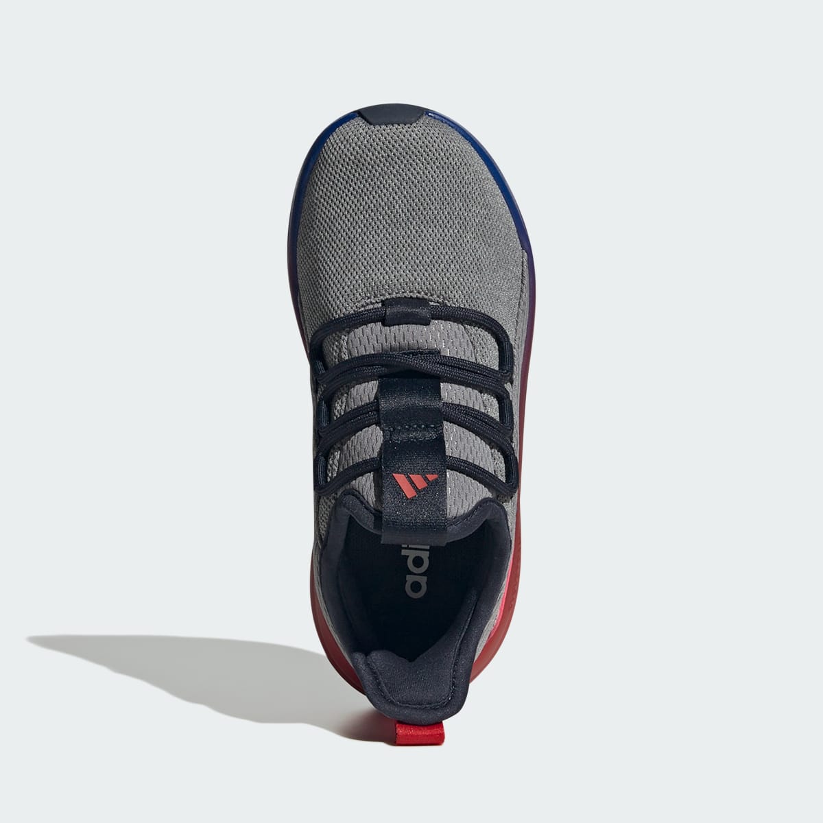 Adidas Kids' LITE RACER ADAPT 8.0 SHOES KIDS - Grey Three / Better Scarlet / Royal Blue - Image 2