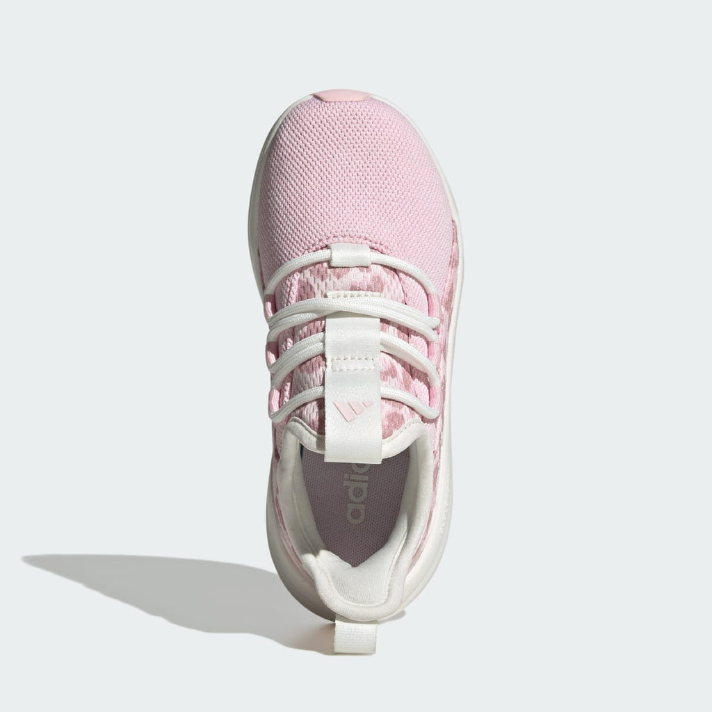 Adidas Kids' LITE RACER ADAPT 8.0 SHOES KIDS - Core White / Distilled Pink / Clear Pink - Image 2