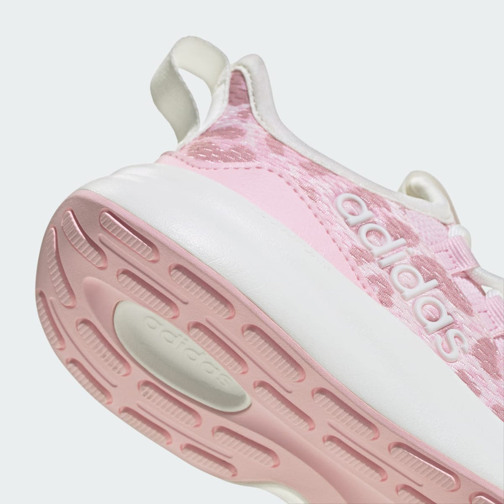 Adidas Kids' LITE RACER ADAPT 8.0 SHOES KIDS - Core White / Distilled Pink / Clear Pink - Image 8