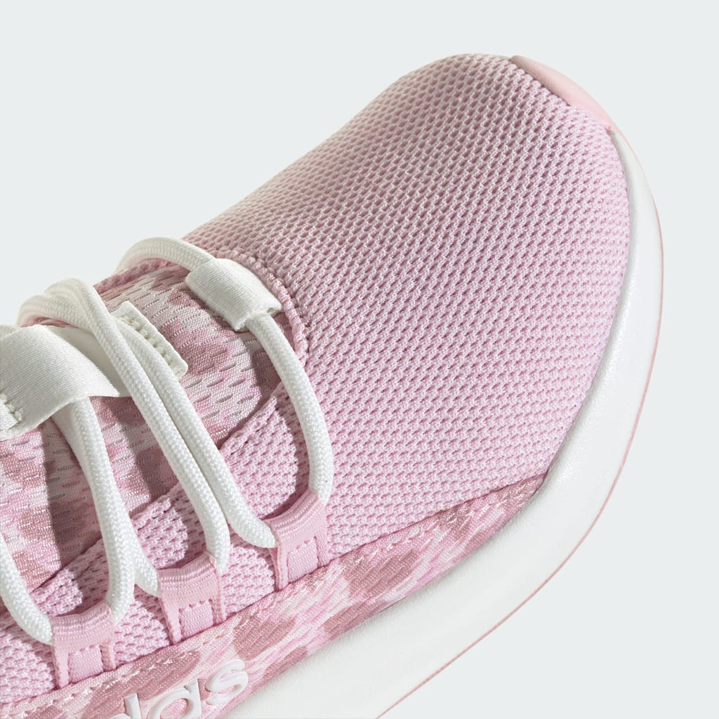Adidas Kids' LITE RACER ADAPT 8.0 SHOES KIDS - Core White / Distilled Pink / Clear Pink - Image 9