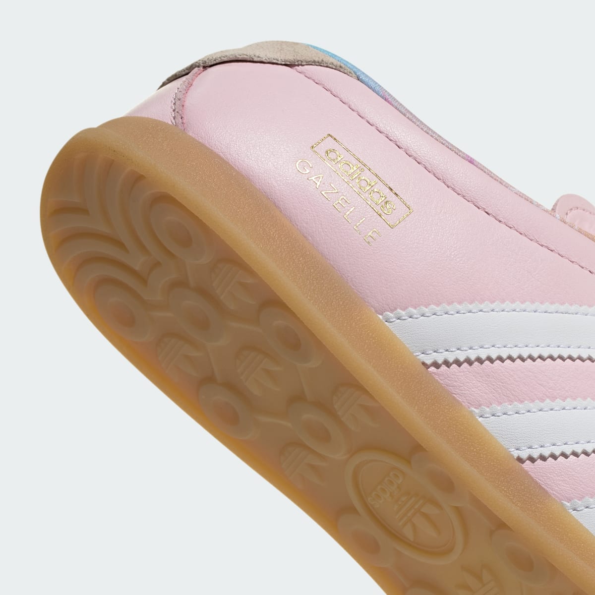 Adidas Women's LOVE UNITES GAZELLE LO PRO SHOES - Clear Pink / Cloud White / Gum - Image 8
