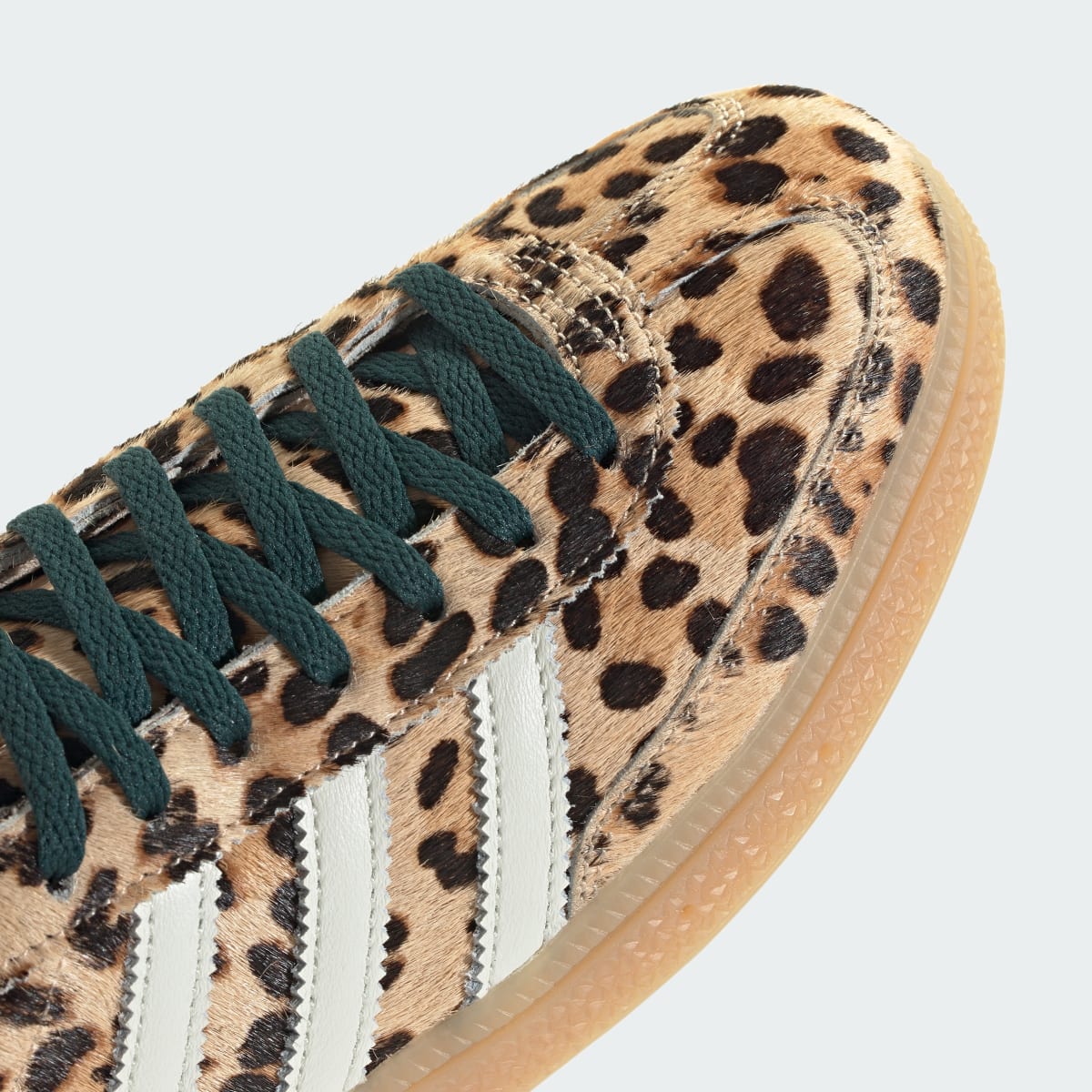 Adidas Women's Leopard Print Handball Spezial Shoes - Magic Beige / Ivory / Aurora Ivy - Image 10