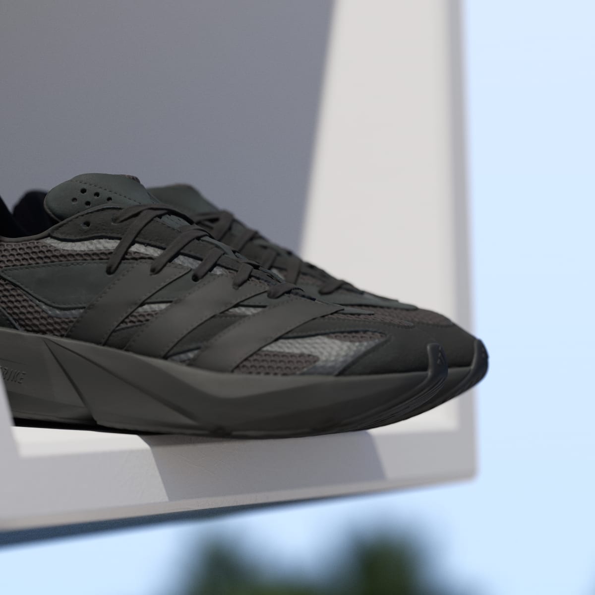 Adidas Men's Lightblaze Shoes - Core Black / Core Black / Carbon - Image 10