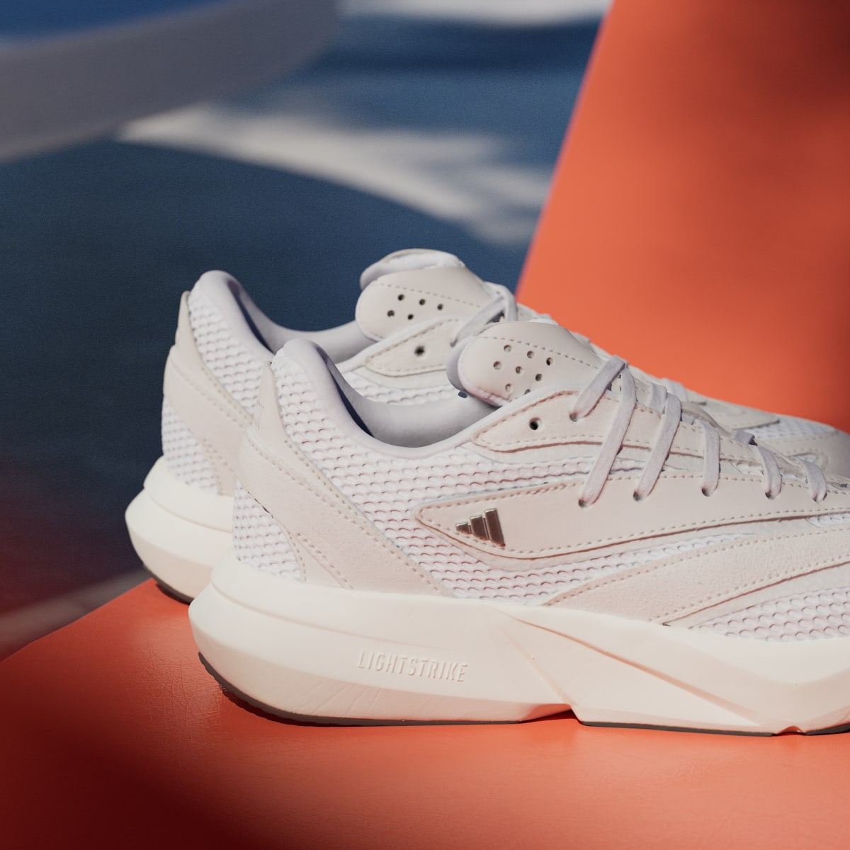 Adidas Women's Lightblaze Shoes - Crystal White / Cloud White / Grey One - Image 9