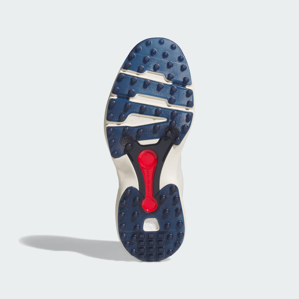 Adidas Women's MC70 FB SPIKELESS GOLF SHOES - Off White / Collegiate Navy / Better Scarlet - Image 3
