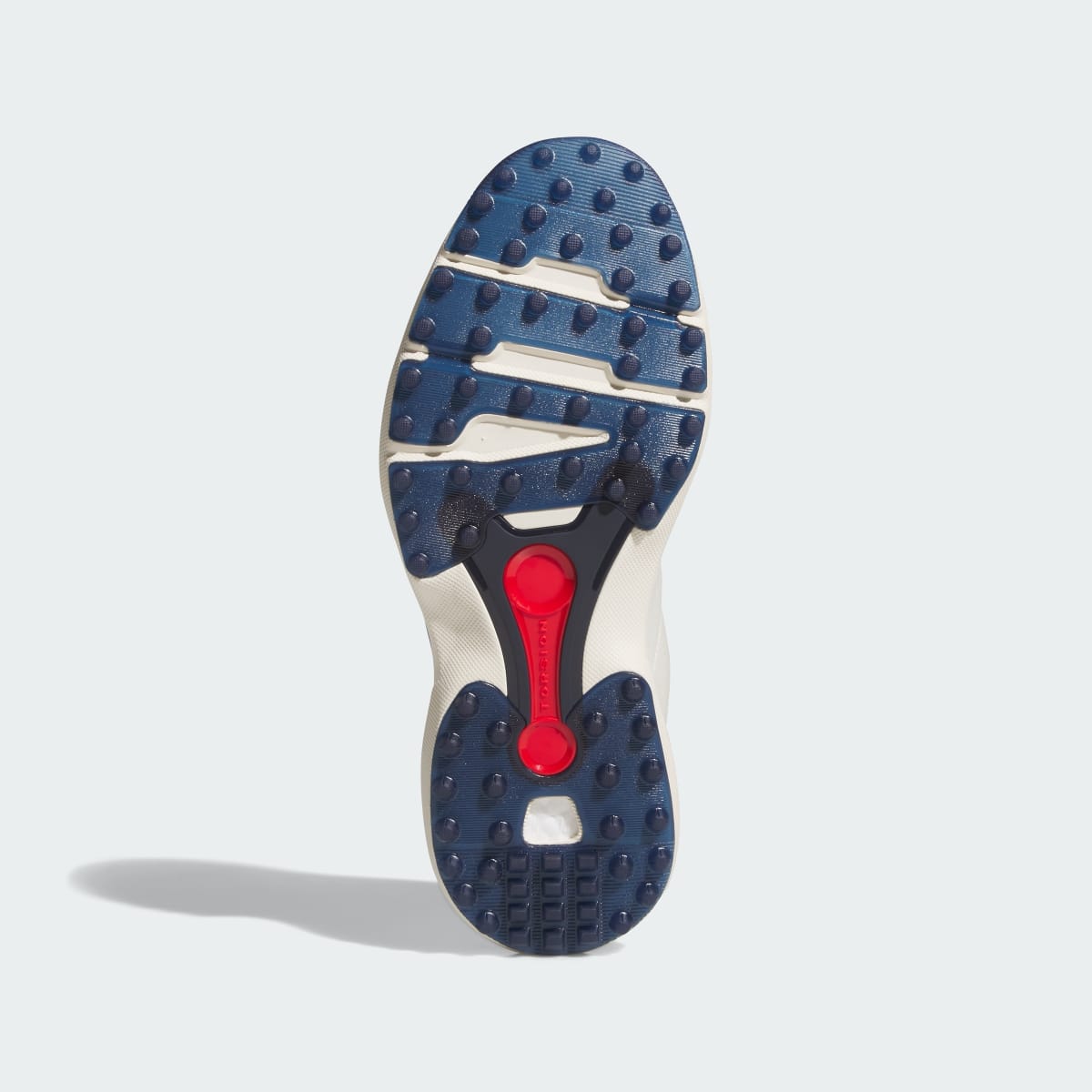 Adidas Women's MC70 FB SPIKELESS GOLF SHOES - Off White / Collegiate Navy / Better Scarlet - Image 3