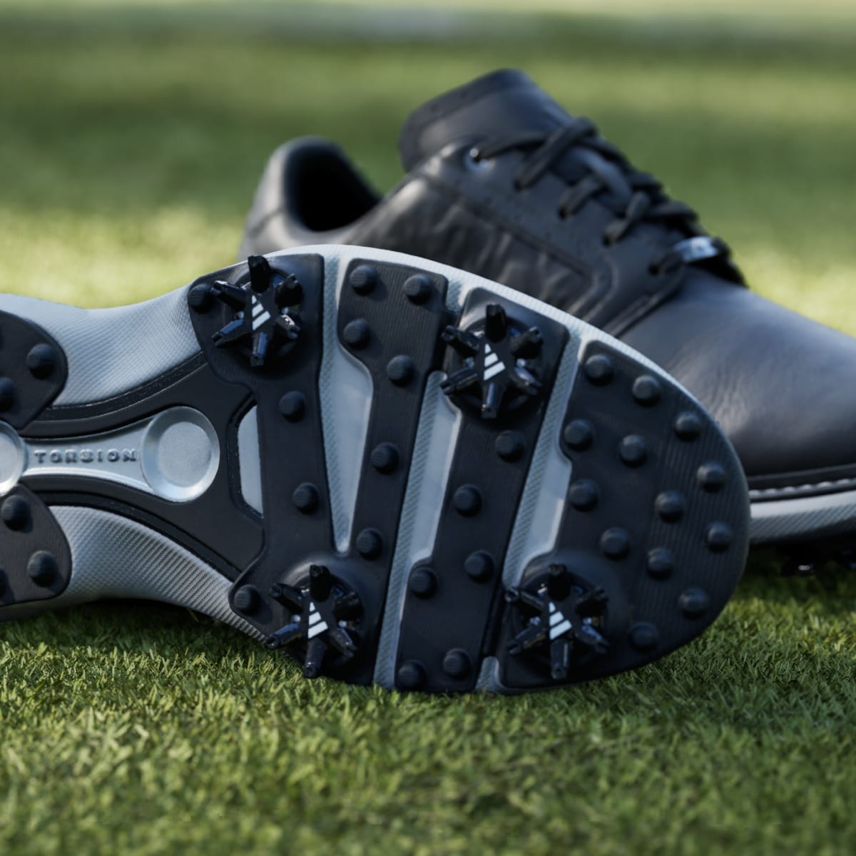 Adidas Men's MC70 Golf Shoes - Core Black / Core Black / Grey Two - Image 9
