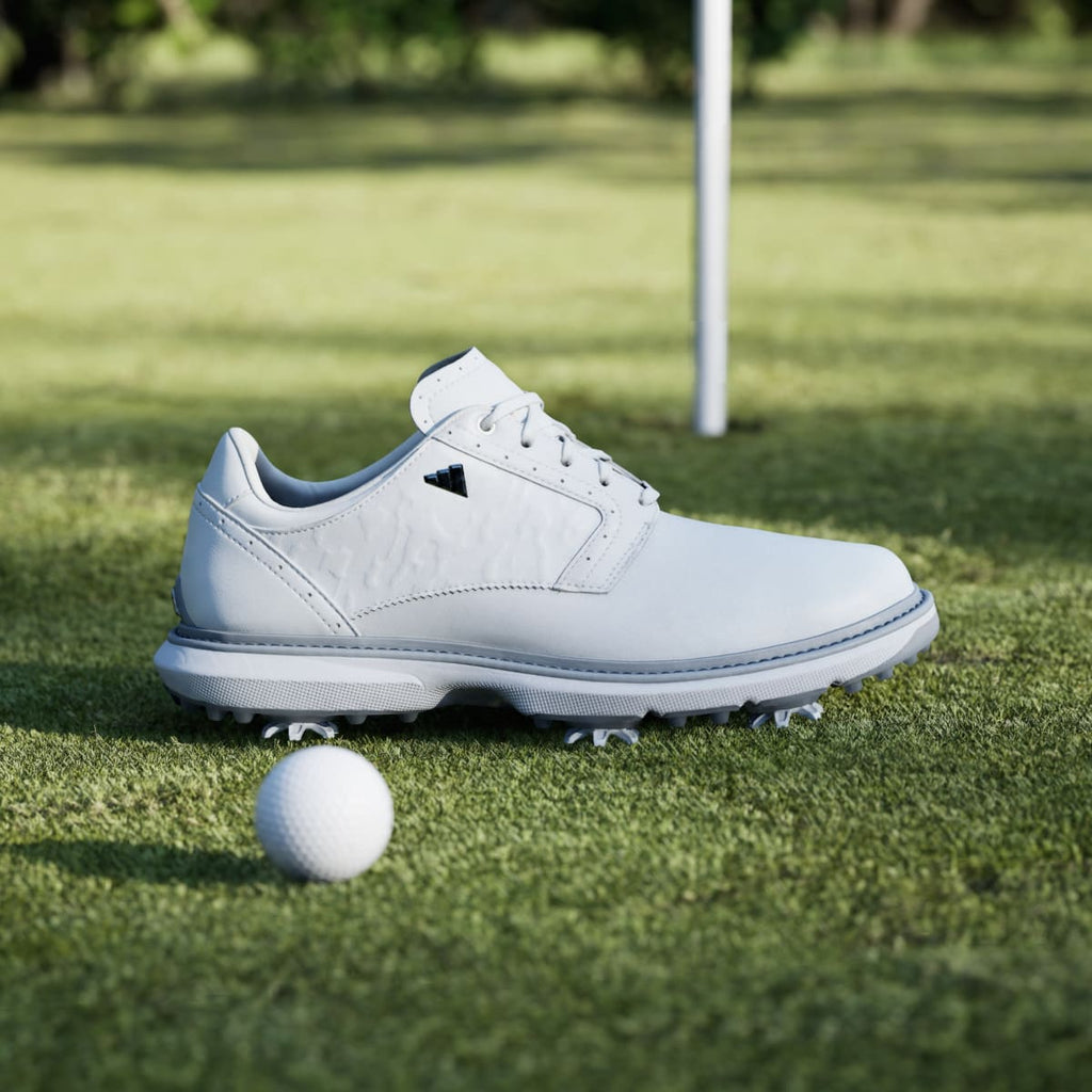 Adidas Men's MC70 Golf Shoes - Cloud White / Silver Metallic / Halo Silver - Image 3