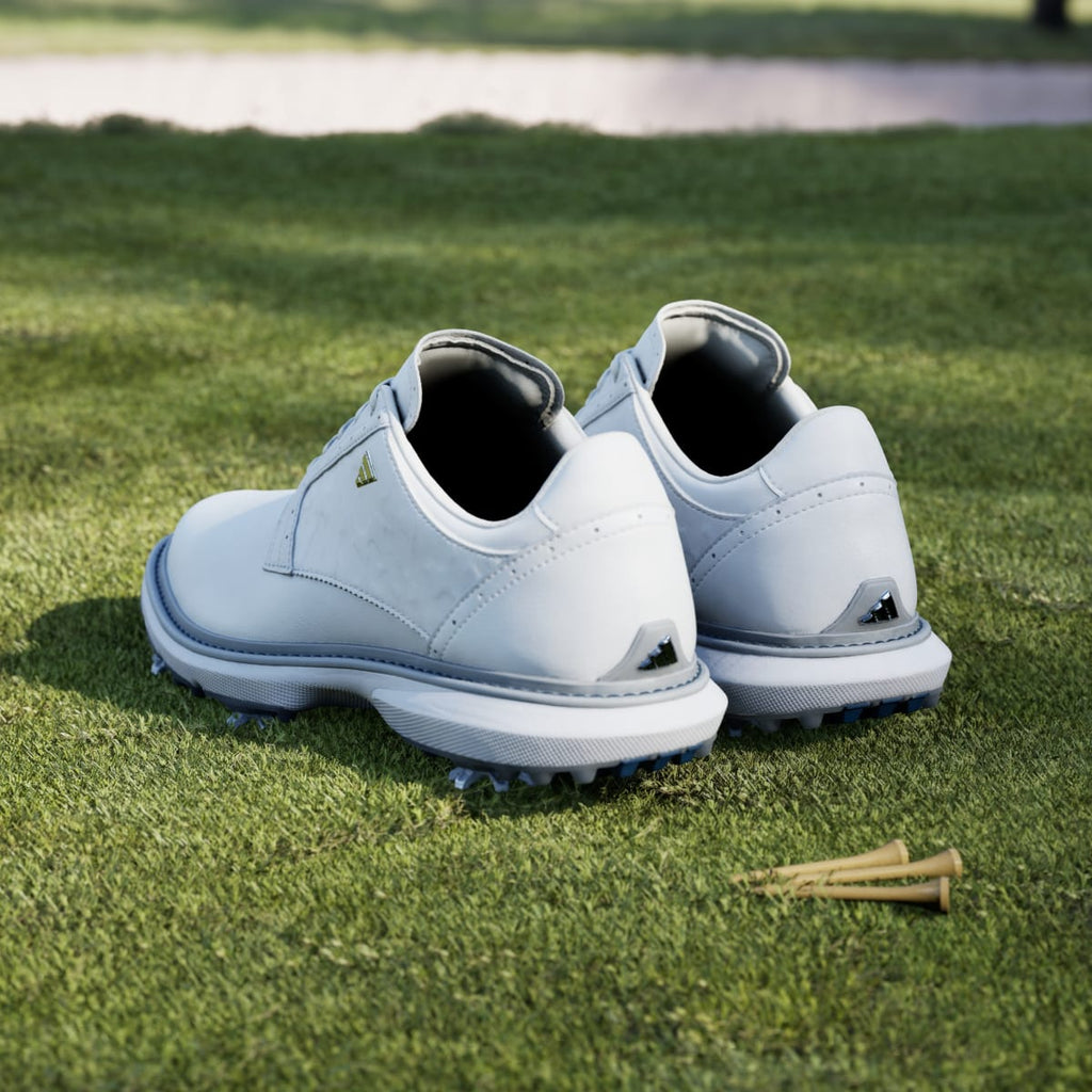 Adidas Men's MC70 Golf Shoes - Cloud White / Silver Metallic / Halo Silver - Image 6