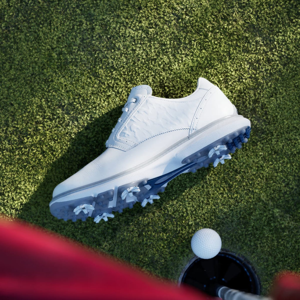 Adidas Men's MC70 Golf Shoes - Cloud White / Silver Metallic / Halo Silver - Image 7