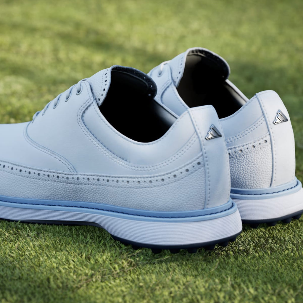 Adidas Men's MC80 SPIKELESS GOLF SHOES - Cloud White / Crystal Sky / Collegiate Navy - Image 10