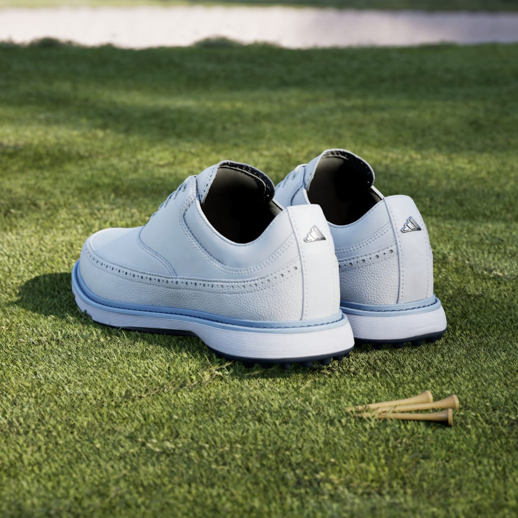 Adidas Men's MC80 SPIKELESS GOLF SHOES - Cloud White / Crystal Sky / Collegiate Navy - Image 6