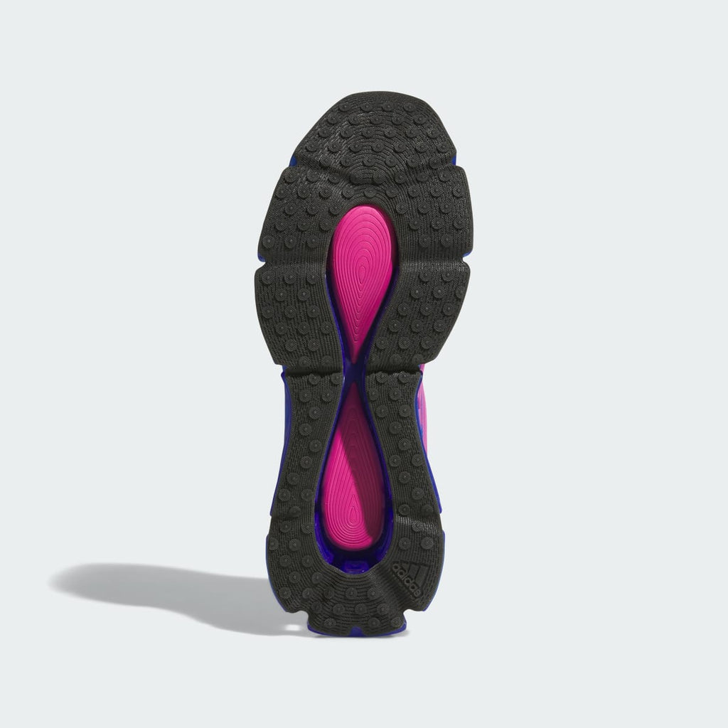 Adidas Men's MEGARIDE AG Shoes - Blue Bird / Semi Lucid Fuchsia / Core Black - Image 4
