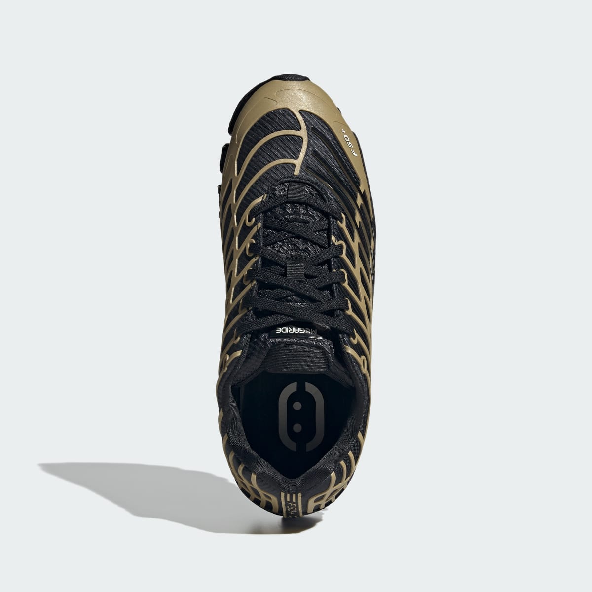 Adidas Women's MEGARIDE F50 SHOES - Core Black / Core Black / Thermal Chrome - Image 2
