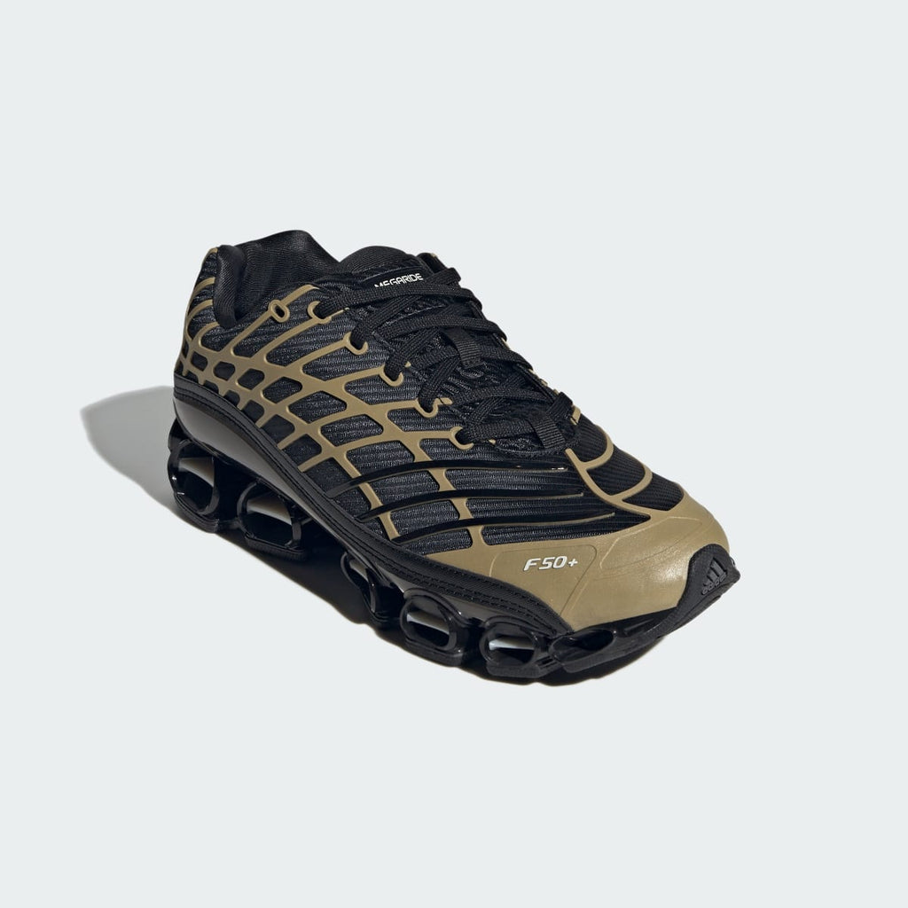 Adidas Women's MEGARIDE F50 SHOES - Core Black / Core Black / Thermal Chrome - Image 4
