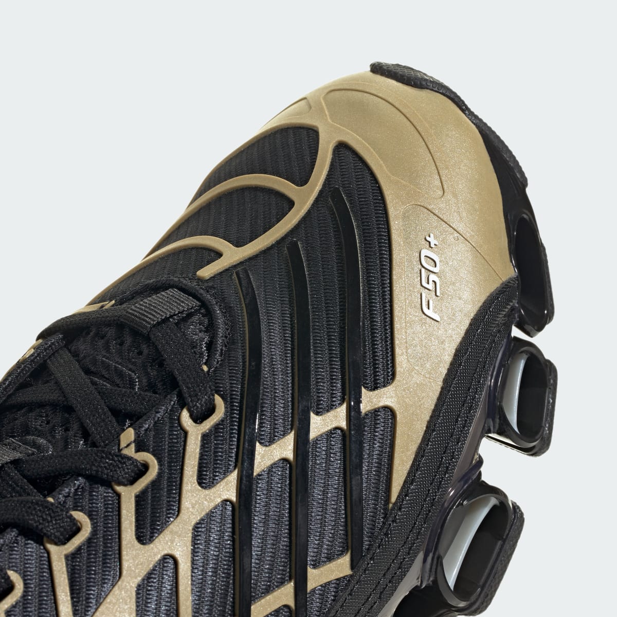 Adidas Men's MEGARIDE F50 SHOES - Core Black / Core Black / Thermal Chrome - Image 8