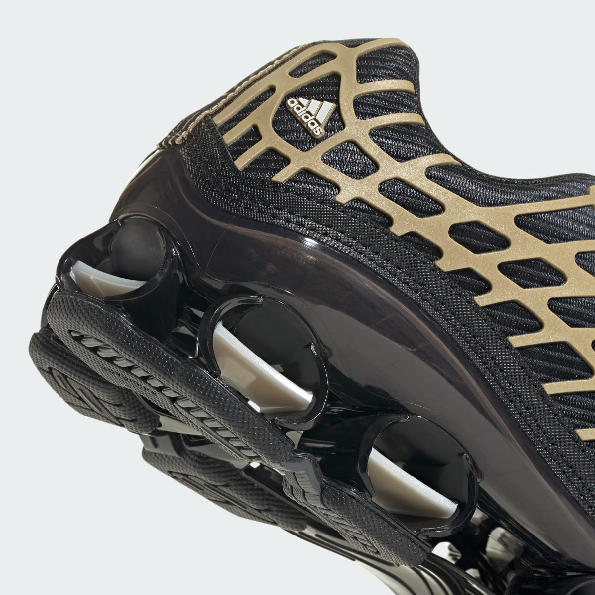 Adidas Men's MEGARIDE F50 SHOES - Core Black / Core Black / Thermal Chrome - Image 9