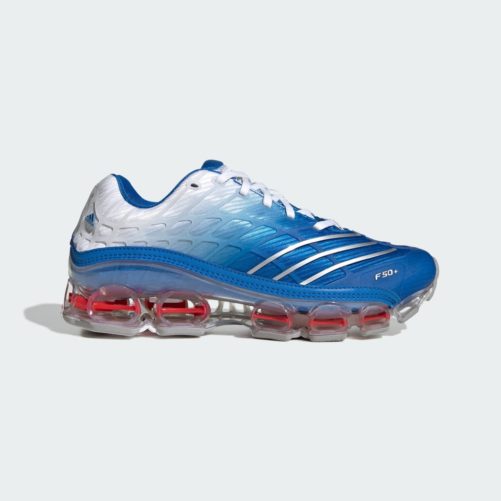 Adidas Men's MEGARIDE F50 SHOES - Blue Bird / Silver Metallic / Cloud White - Image 1