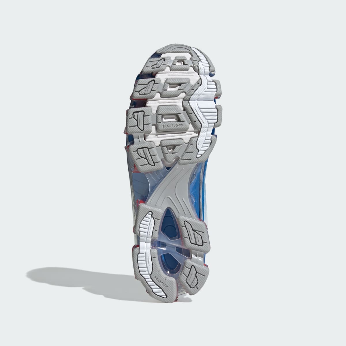 Adidas Men's MEGARIDE F50 SHOES - Blue Bird / Silver Metallic / Cloud White - Image 3