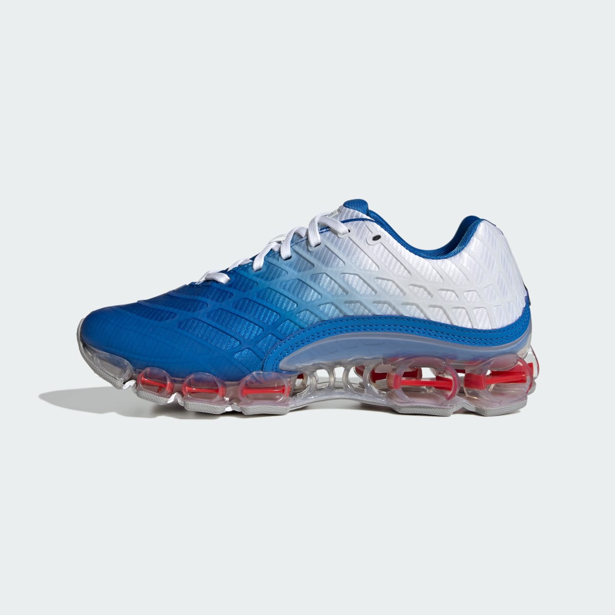 Adidas Men's MEGARIDE F50 SHOES - Blue Bird / Silver Metallic / Cloud White - Image 6