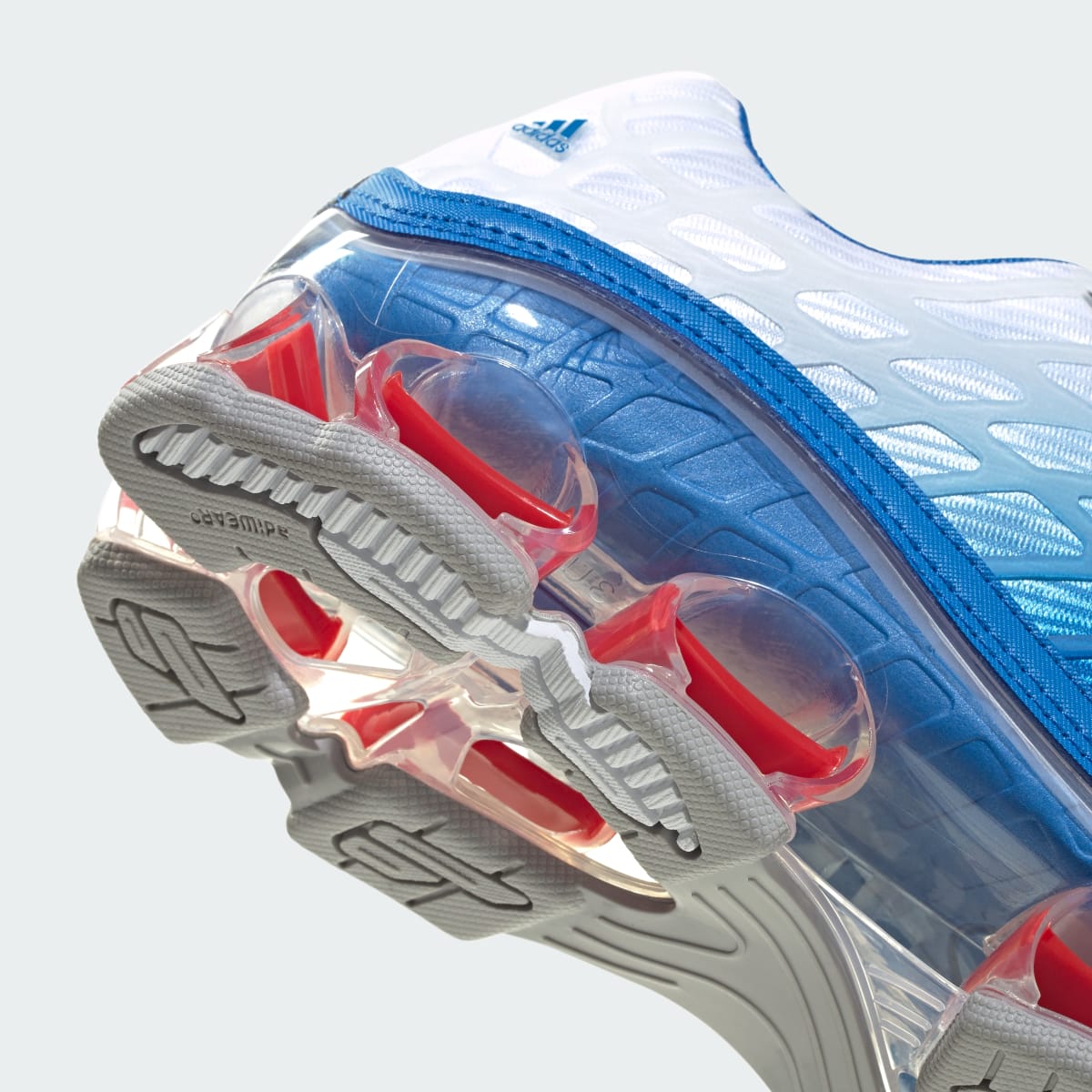 Adidas Men's MEGARIDE F50 SHOES - Blue Bird / Silver Metallic / Cloud White - Image 8