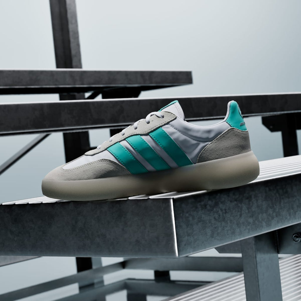 Adidas Men's MERCEDES - AMG PETRONAS FORMULA ONE TEAM BARREDA DECODE SHOES - Cloud White / Semi Mint Rush / Core White - Image 7