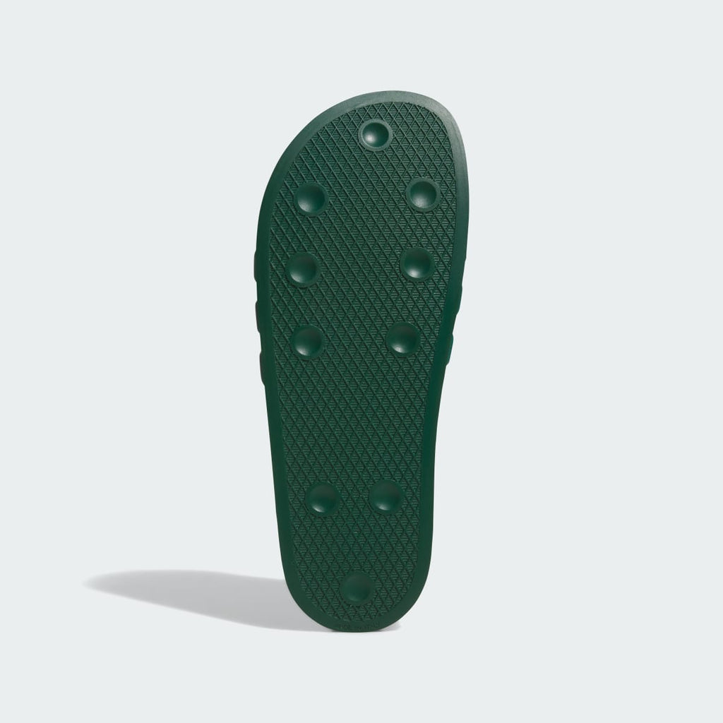 Adidas Women's MIAMI HURRICANES PERFORMANCE SLIDE - Dark Green / Collegiate Orange / Cloud White - Image 3