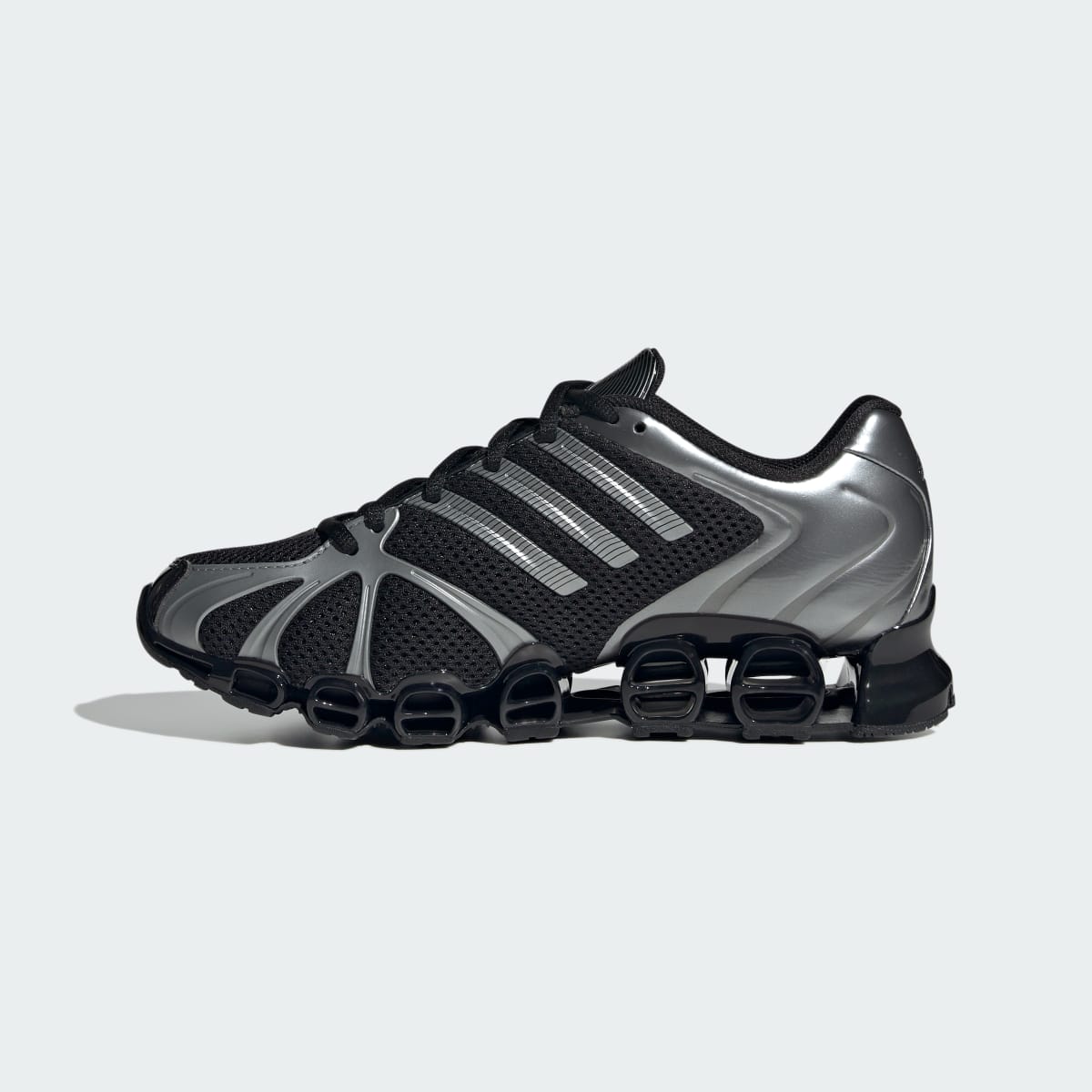 Adidas Women's Mega Ghostride Shoes - Core Black / Iron Metallic / Core Black - Image 9