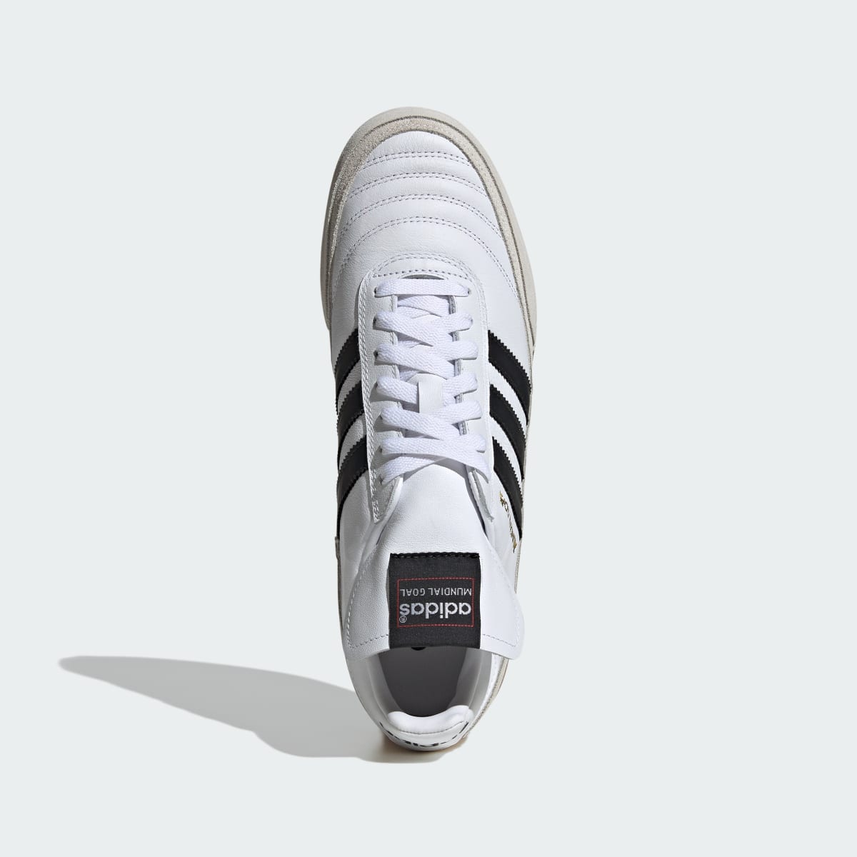 Adidas Men's Mundial Goal Shoes - Cloud White / Core Black / Gold Metallic - Image 3