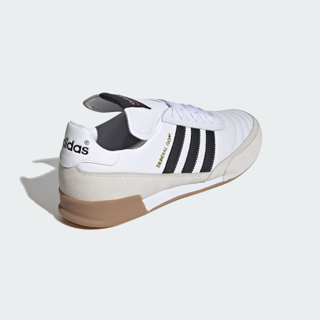 Adidas Men's Mundial Goal Shoes - Cloud White / Core Black / Gold Metallic - Image 6