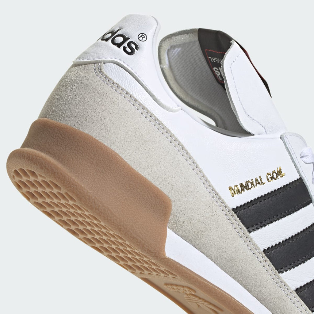 Adidas Women's Mundial Goal Shoes - Cloud White / Core Black / Gold Metallic - Image 9