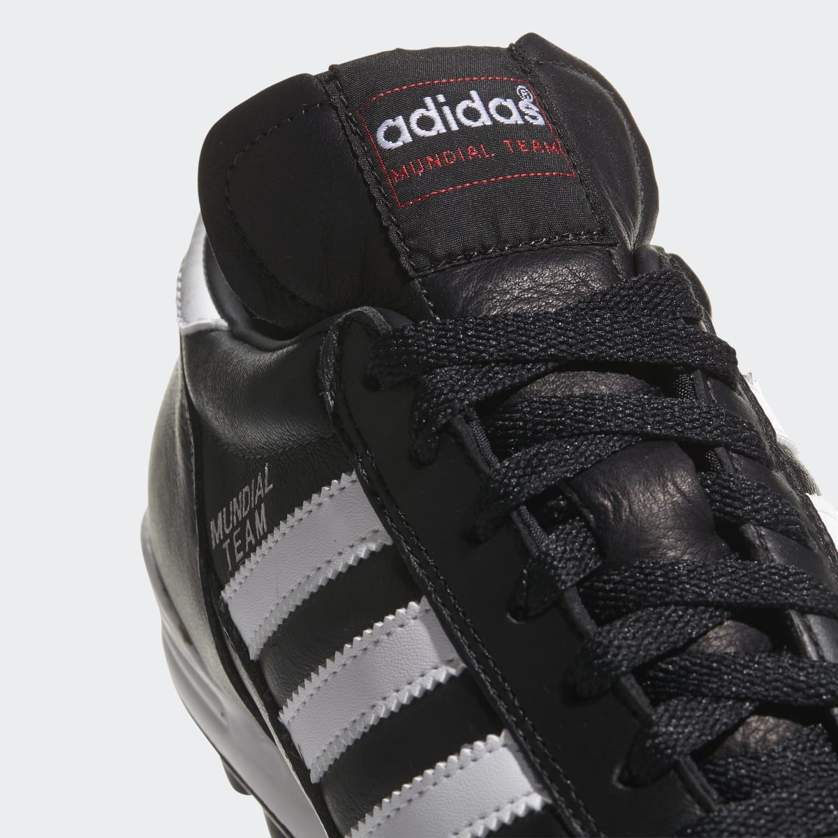 Adidas Women's Mundial Team Soccer Shoes - Black / Cloud White / Red - Image 9