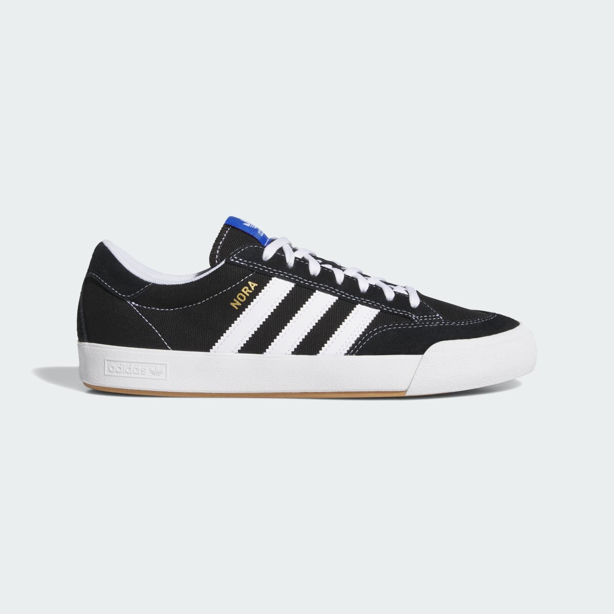 Adidas Men's NORA Shoes - Core Black / Cloud White / Blue Bird - Image 1