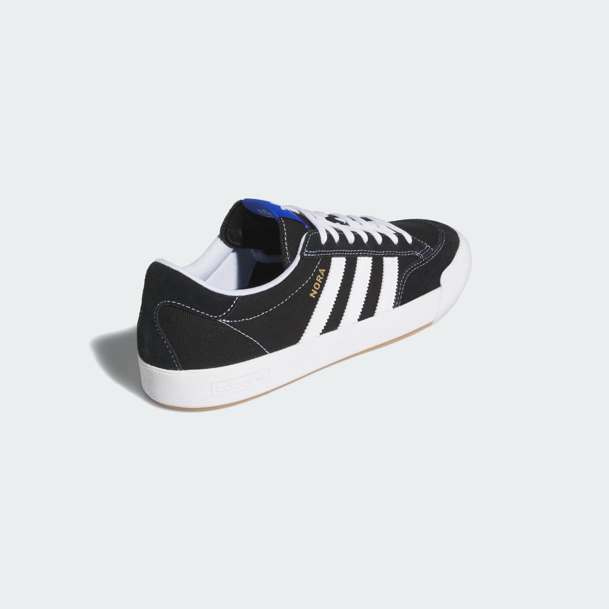 Adidas Men's NORA Shoes - Core Black / Cloud White / Blue Bird - Image 6