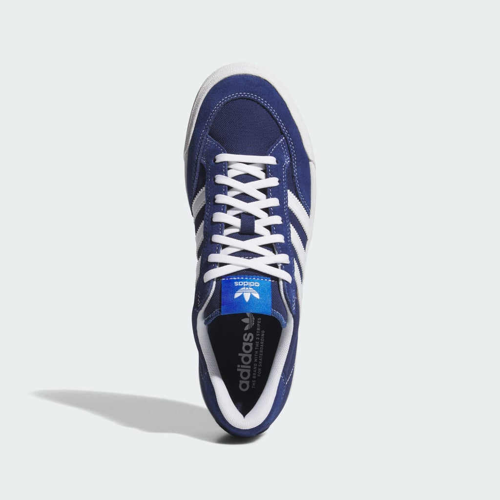 Adidas Men's NORA Shoes - Dark Blue / Cloud White / Gold Metallic - Image 2