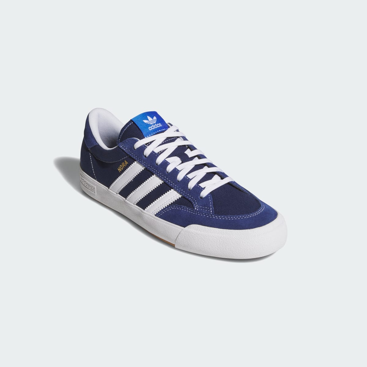 Adidas Men's NORA Shoes - Dark Blue / Cloud White / Gold Metallic - Image 4