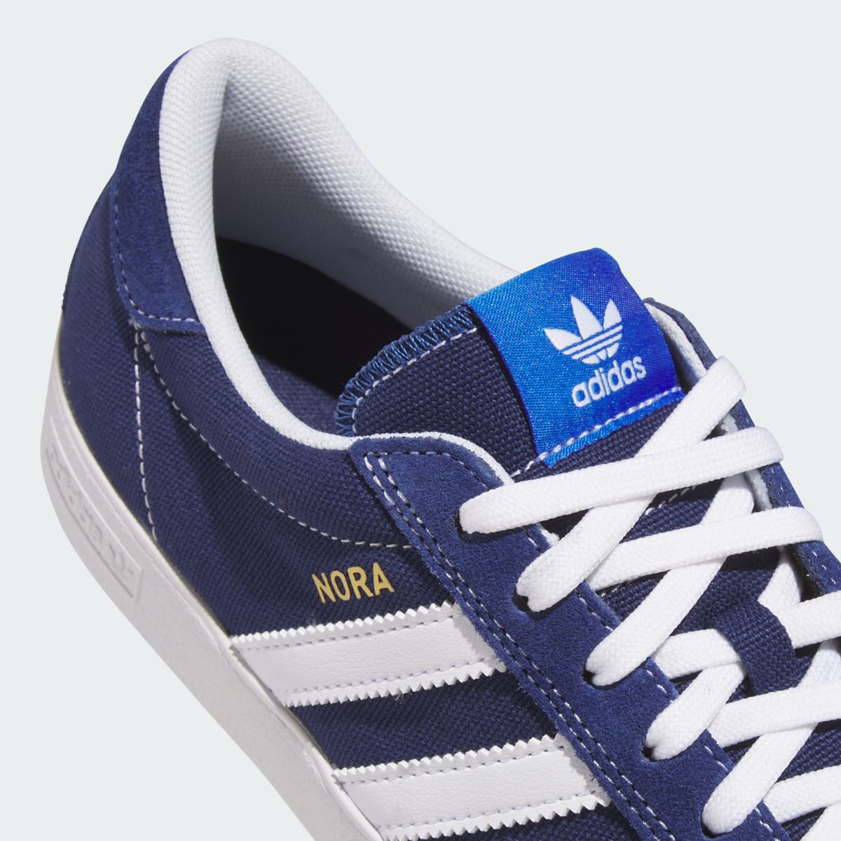 Adidas Women's NORA Shoes - Dark Blue / Cloud White / Gold Metallic - Image 7