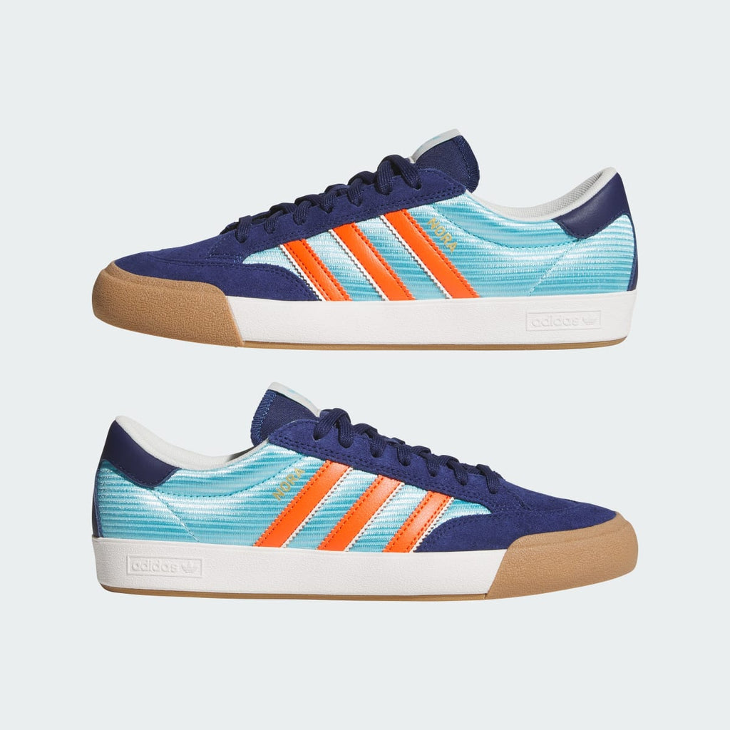 Adidas Men's NORA Shoes - Bliss Blue / Semi Impact Orange / Dark Blue - Image 7