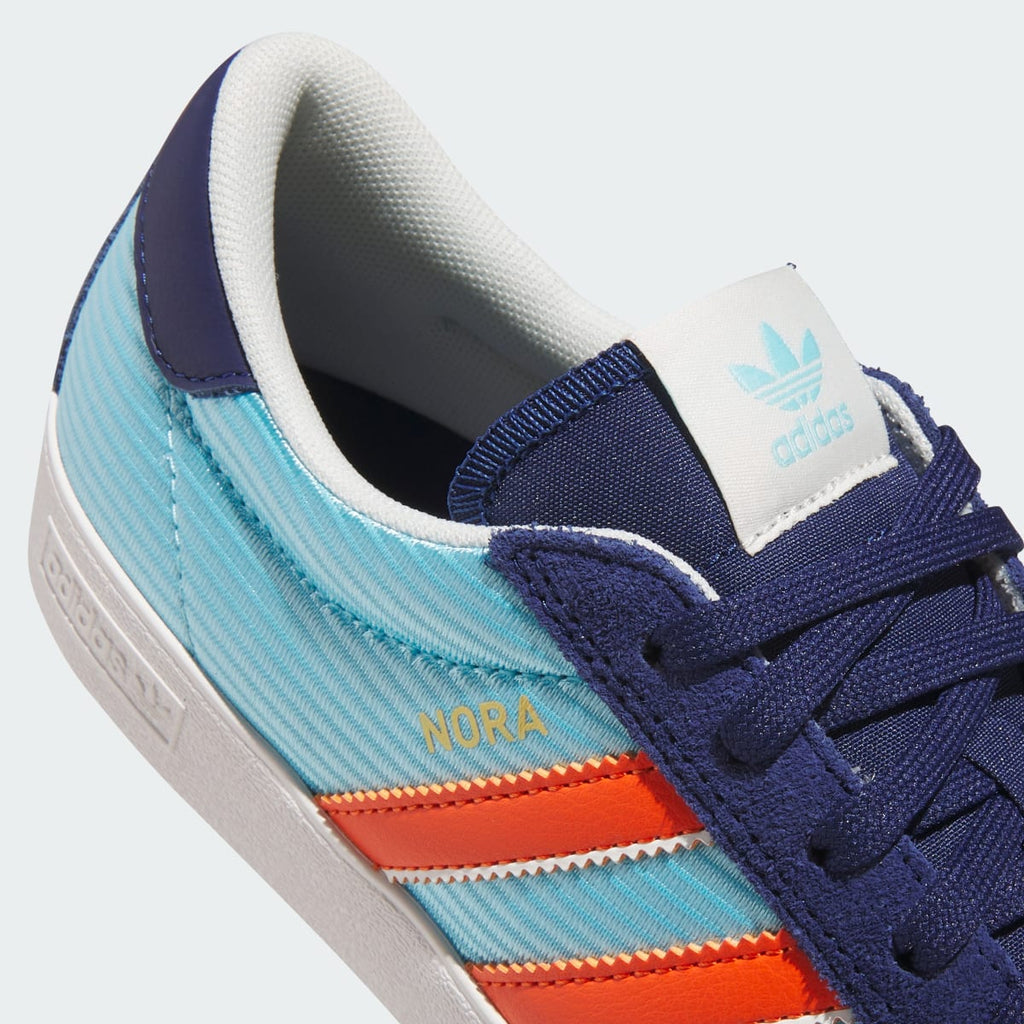 Adidas Women's NORA Shoes - Bliss Blue / Semi Impact Orange / Dark Blue - Image 8