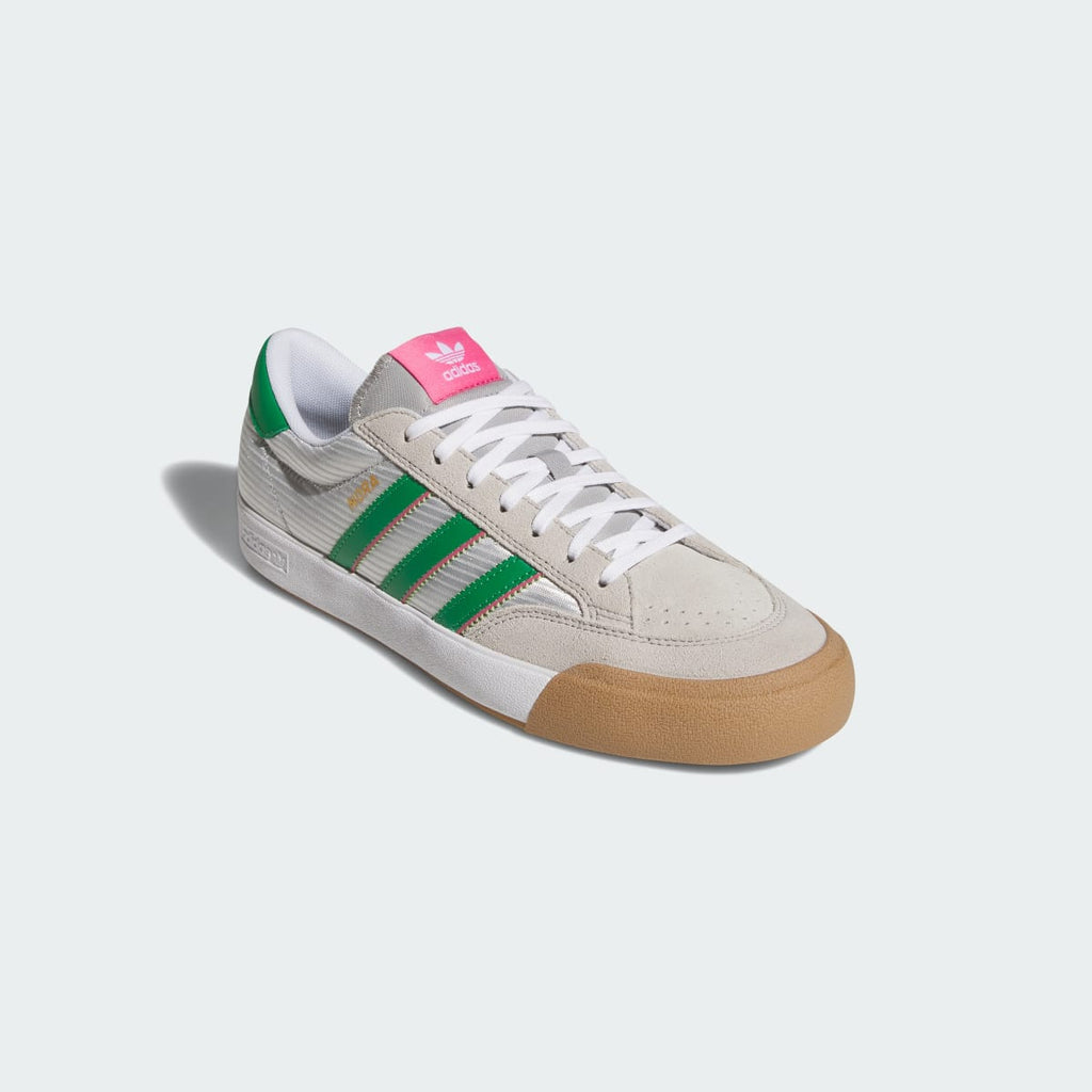 Adidas Men's NORA Shoes - Grey One / Green / Pink Fusion - Image 4