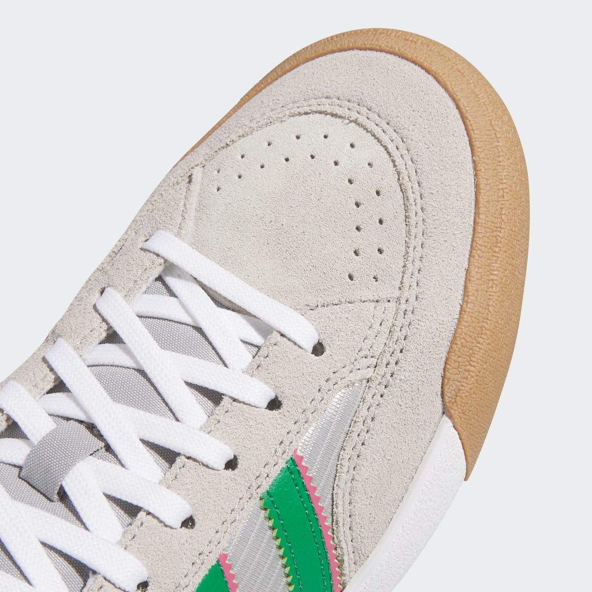 Adidas Men's NORA Shoes - Grey One / Green / Pink Fusion - Image 7