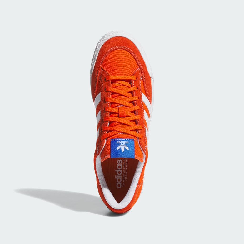 Adidas Men's NORA Shoes - Collegiate Orange / Cloud White / Gum - Image 2