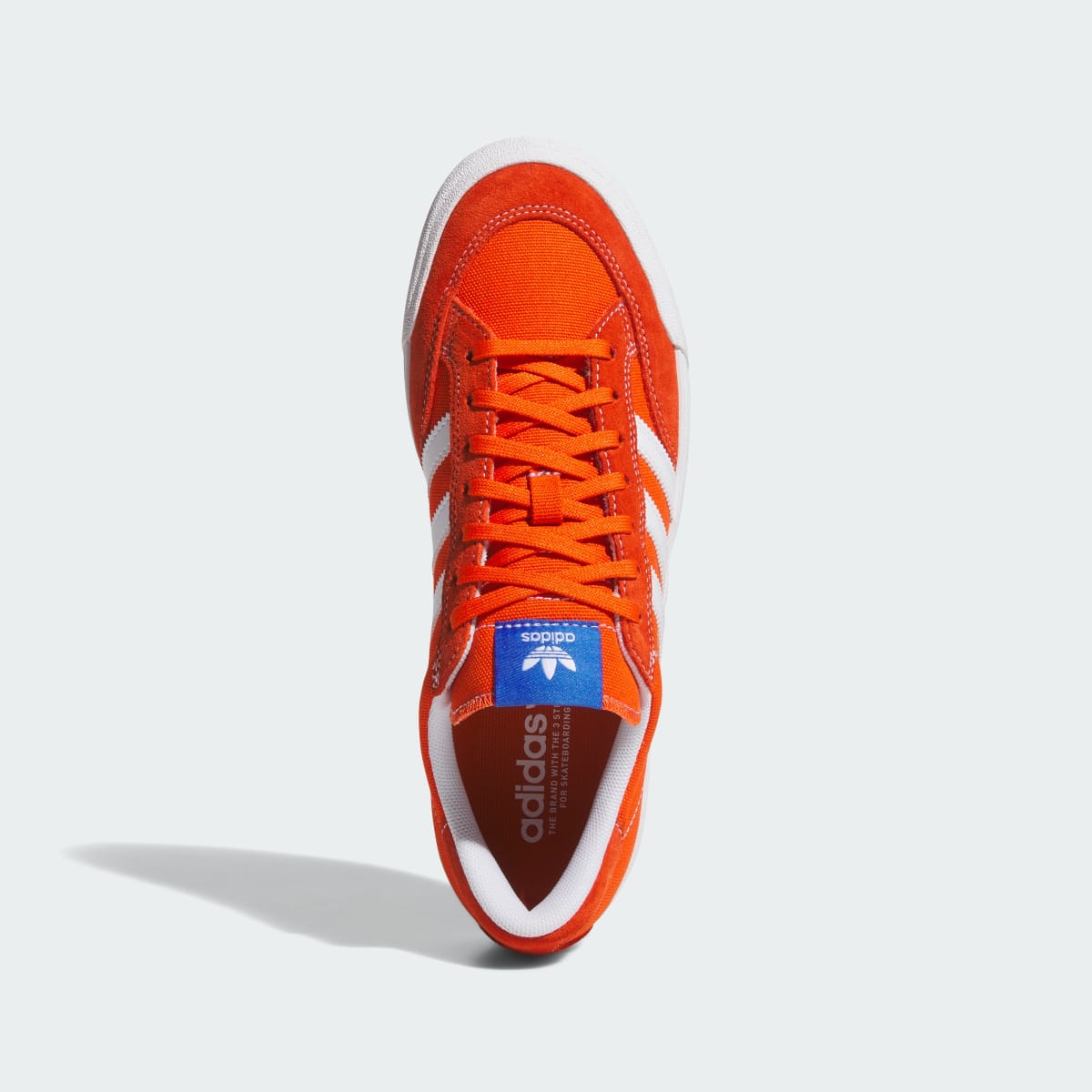 Adidas Men's NORA Shoes - Collegiate Orange / Cloud White / Gum - Image 2