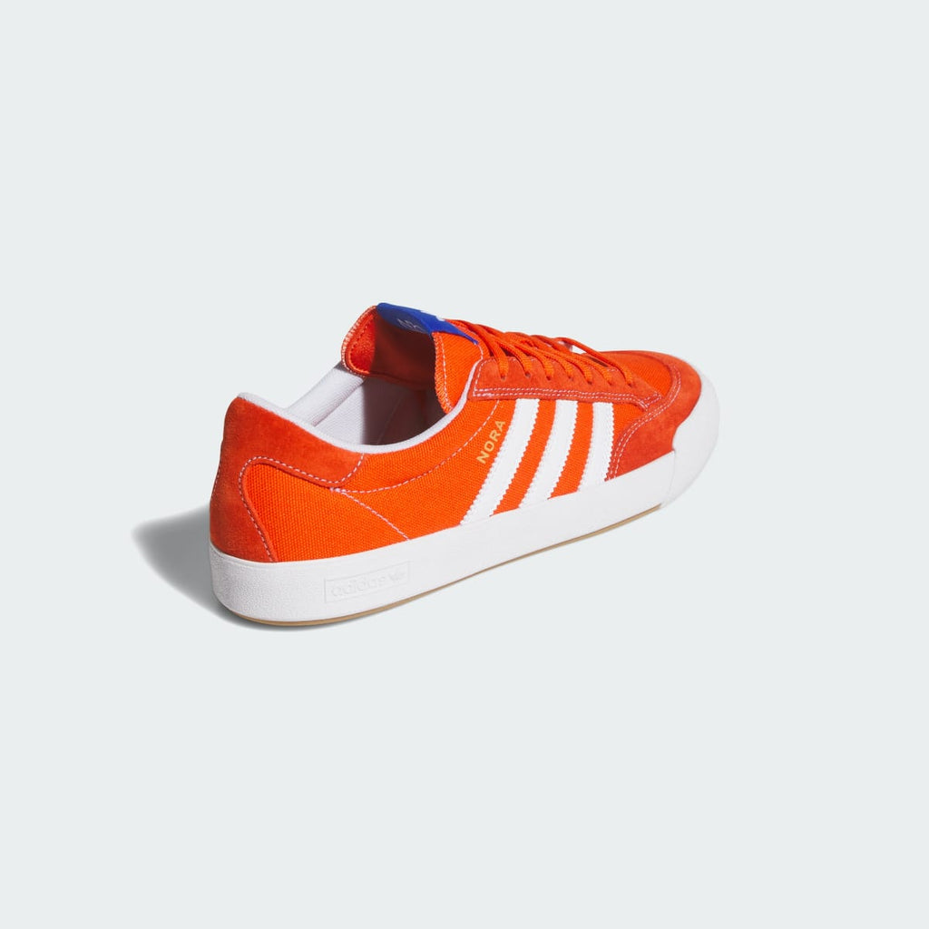 Adidas Men's NORA Shoes - Collegiate Orange / Cloud White / Gum - Image 5