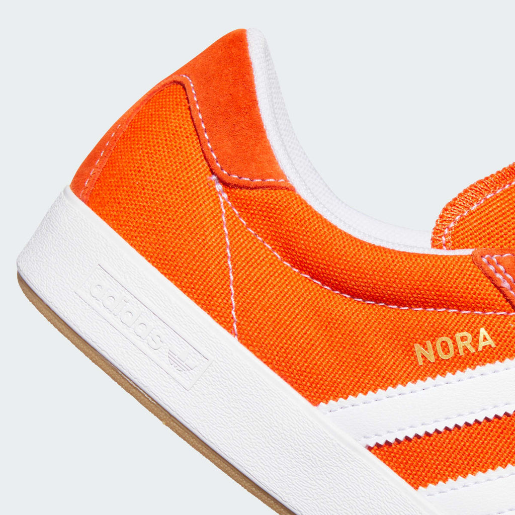 Adidas Men's NORA Shoes - Collegiate Orange / Cloud White / Gum - Image 9