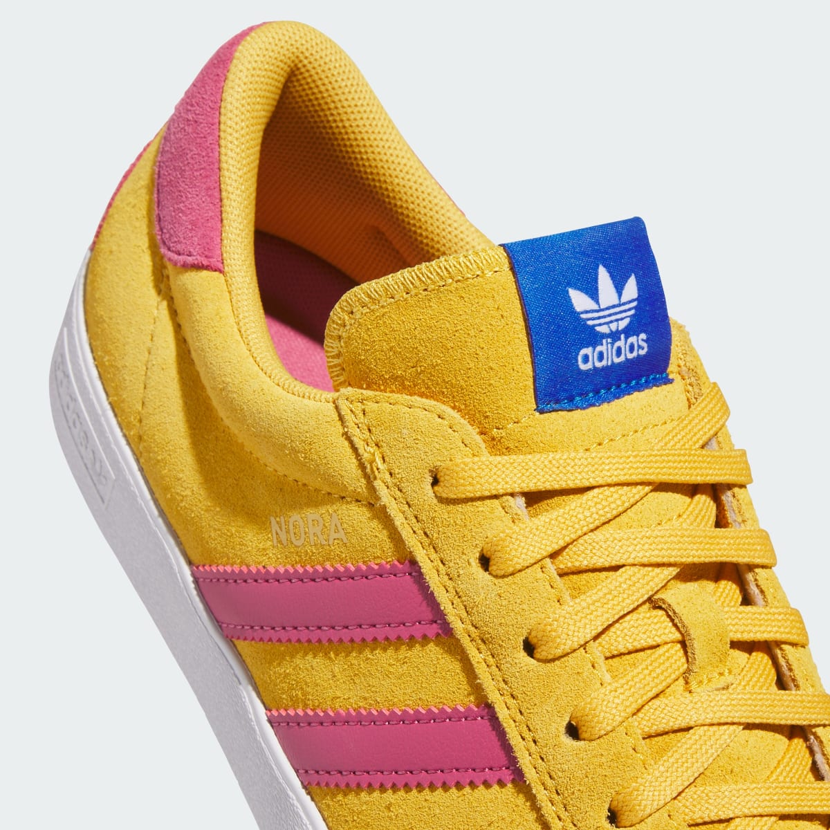 Adidas Men's NORA Shoes - Preloved Yellow / Dual Magenta / Gum - Image 7