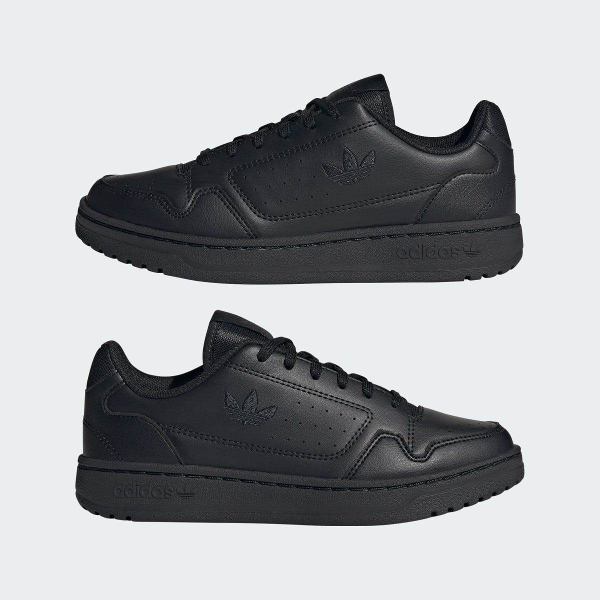 Adidas Kids' NY 90 Shoes - Core Black / Core Black / Carbon - Image 7