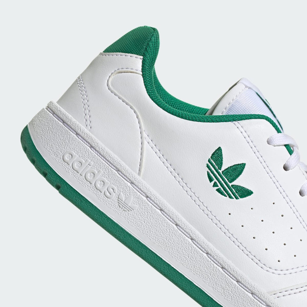 Adidas Kids' NY 90 Shoes - Cloud White / Cloud White / Bold Green - Image 8